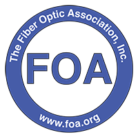 Jansen Distributors are certified by the Fiber Optic Association (FOA)
